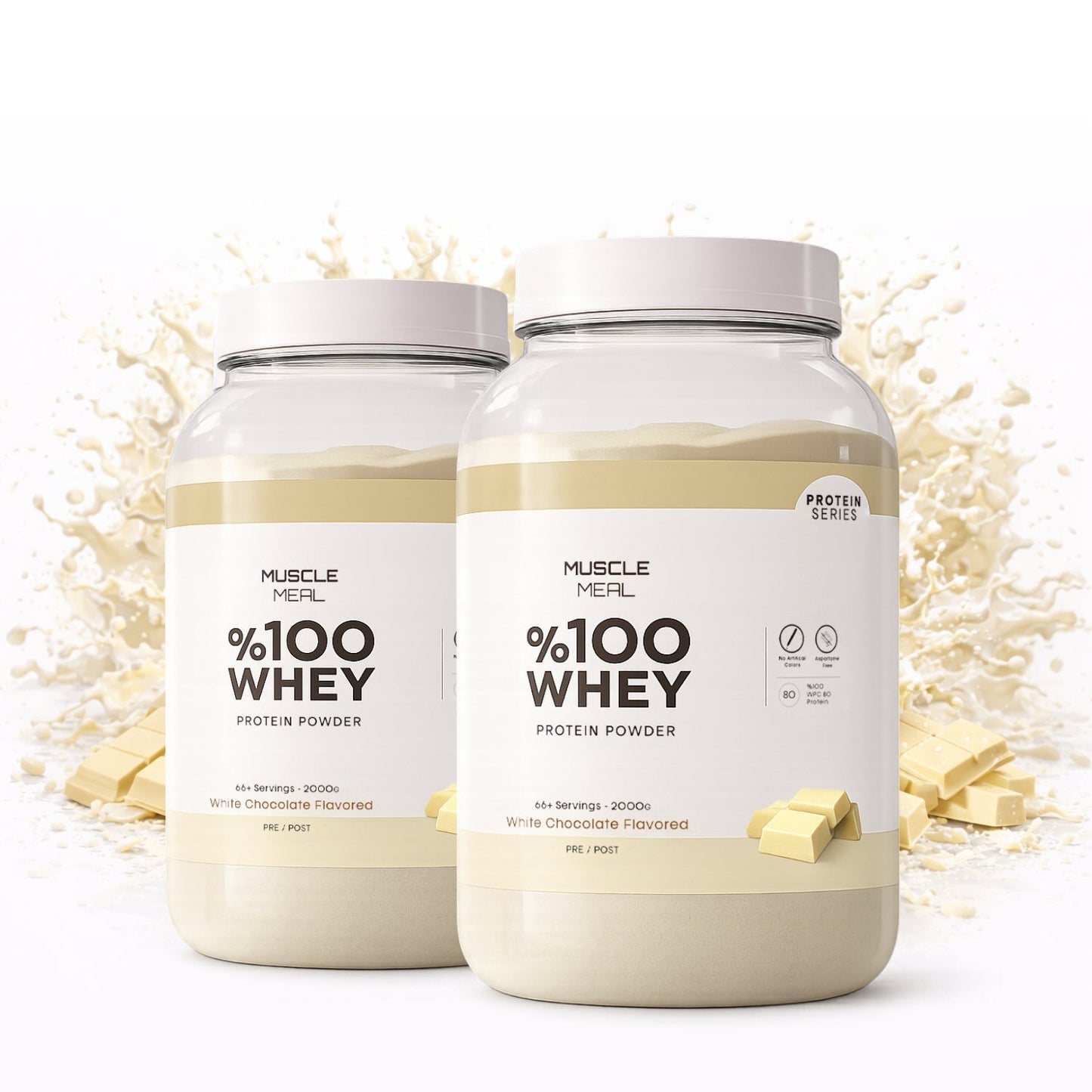MUSCLE MEAL PROTEİN TOZU 2000 GR - Beyaz Çikolata