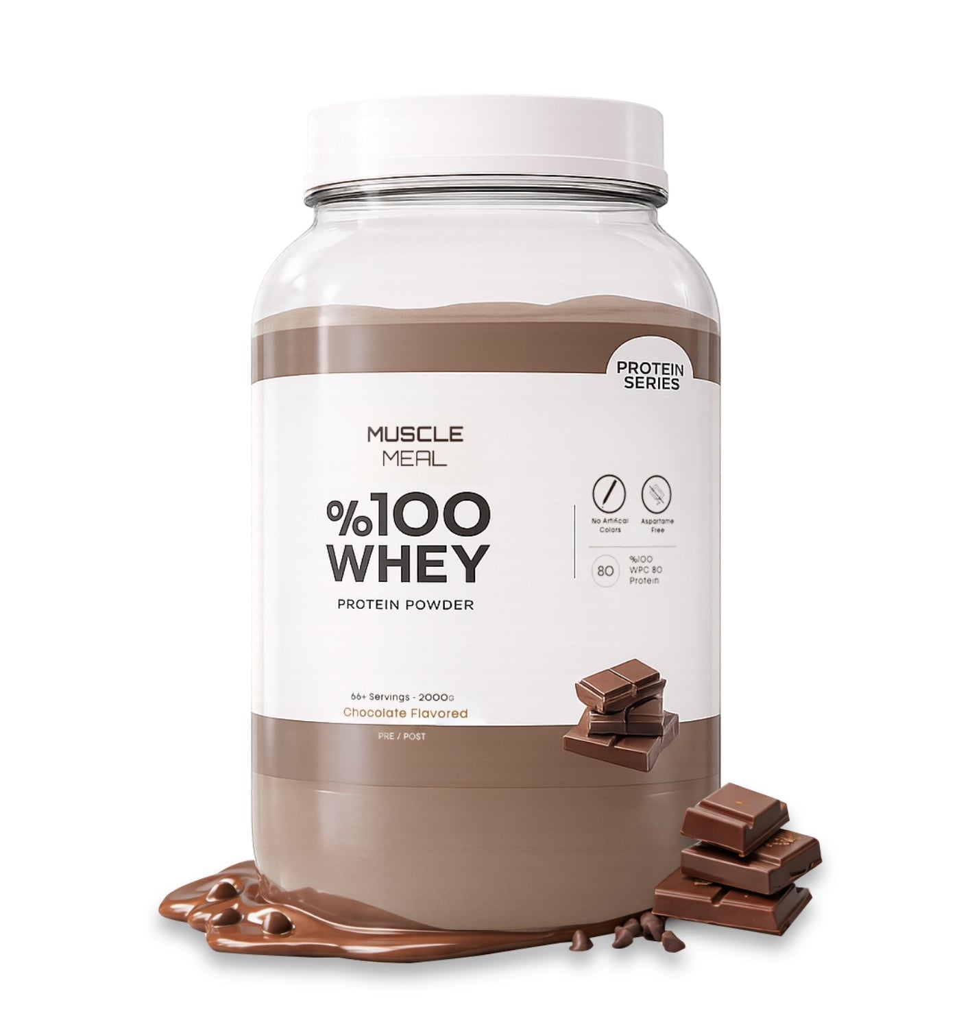 MUSCLE MEAL PROTEİN TOZU 2000 GR - Çikolata